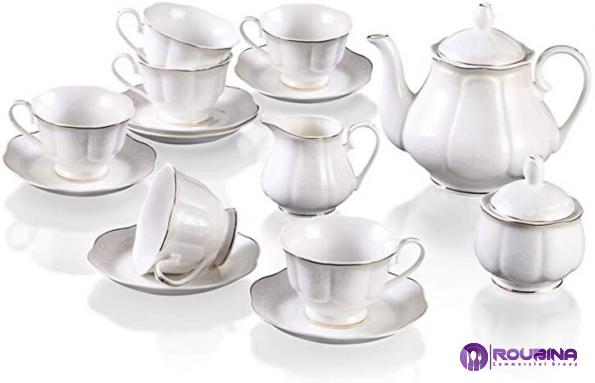 Unlimited Exportation of White Porcelain Tea Sets to the CIS Region