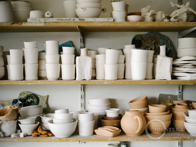 handmade ceramic casserole dish