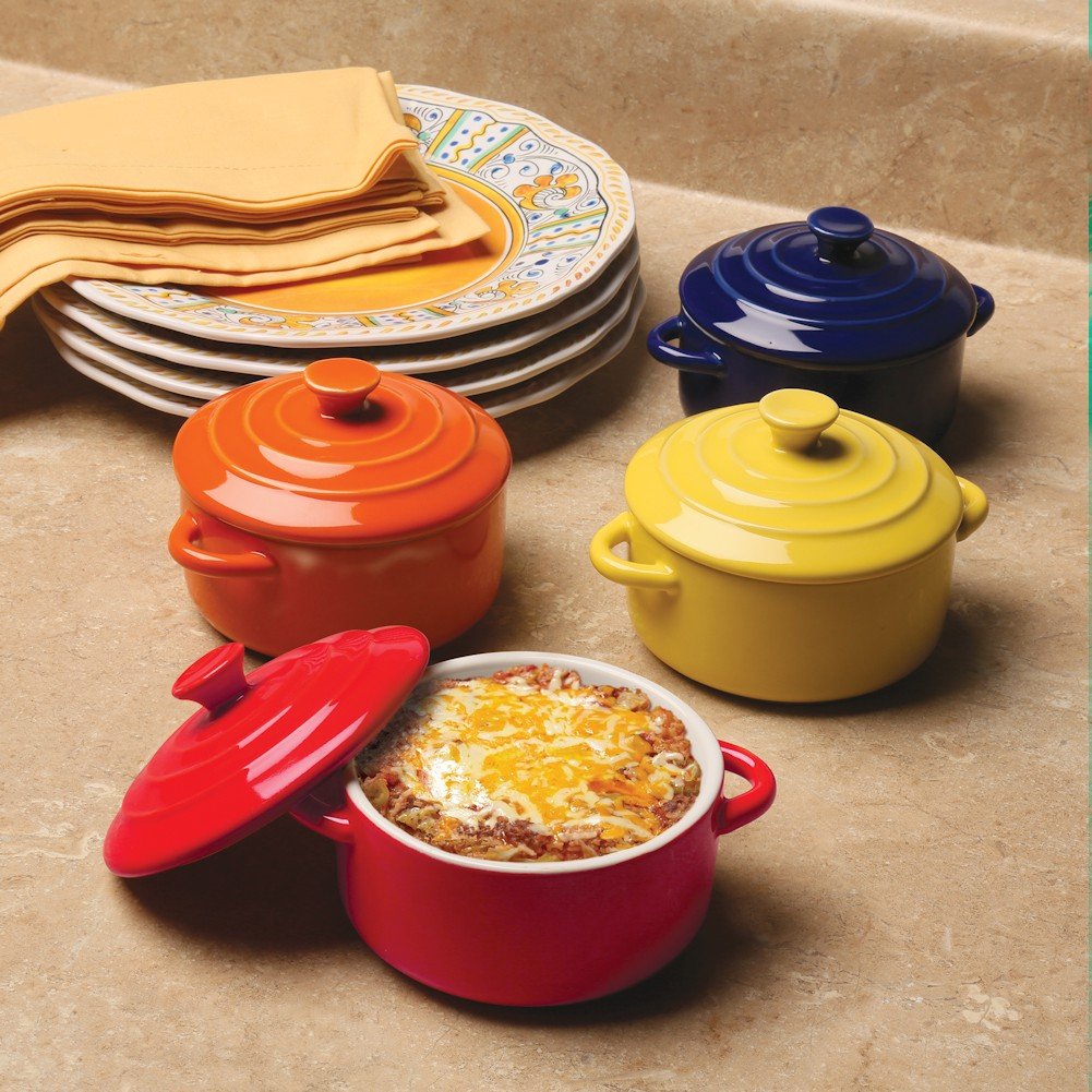 mini casserole dish with lid