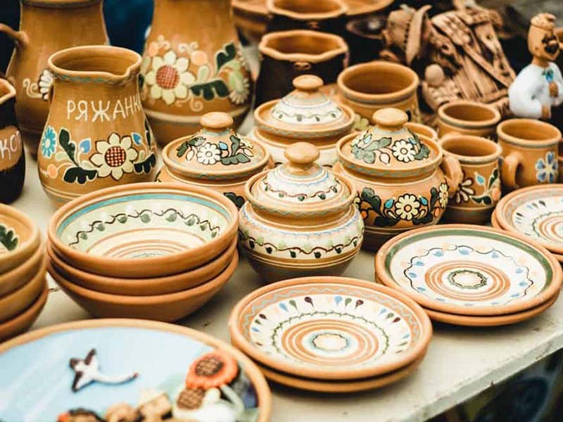 Purchase and today price of porcelain pottery india