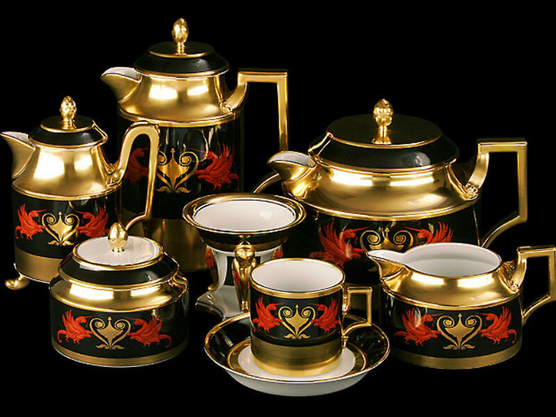 porcelain tea set