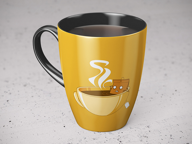 ceramic coffee mug with lid